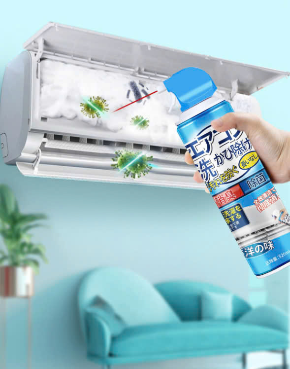 Chai Xịt Vệ Sinh Máy Lạnh, Điều Hòa Không Mùi Của Nhật (Chai 520Ml) Chai Xịt Vệ Sinh Máy Lạnh, Điều Hòa Không Mùi Của Nhật (Chai 520Ml)