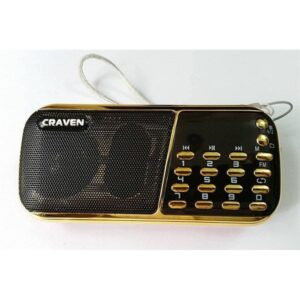 Loa Nghe Nhạc Usb ,fm, Thẻ Nhớ Craven Cr-853 , Tặng Kèm 3 Pin