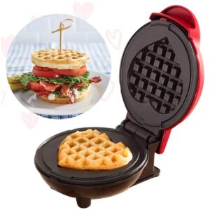 Máy Làm Bánh Tổ Ong Hình Trái Tim  Waffle Watt 350 Bằng Điện