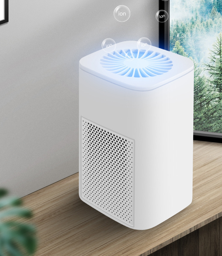 Máy Lọc Không Khí Tạo Ion Âm Khử Mùi Phòng Ngủ, Nhà Vệ Sinh Với Công Nghệ Lọc Hepa