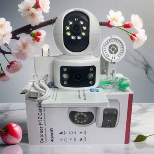 Camera Wifi Ip 2 Khung Hình Yoosee U19T Trong Nhà 8.0Mpx Siêu Nét, Góc Rộng, Quay 360 Độ Đàm Thoại 2 Chiều, Có Màu Ban Đêm