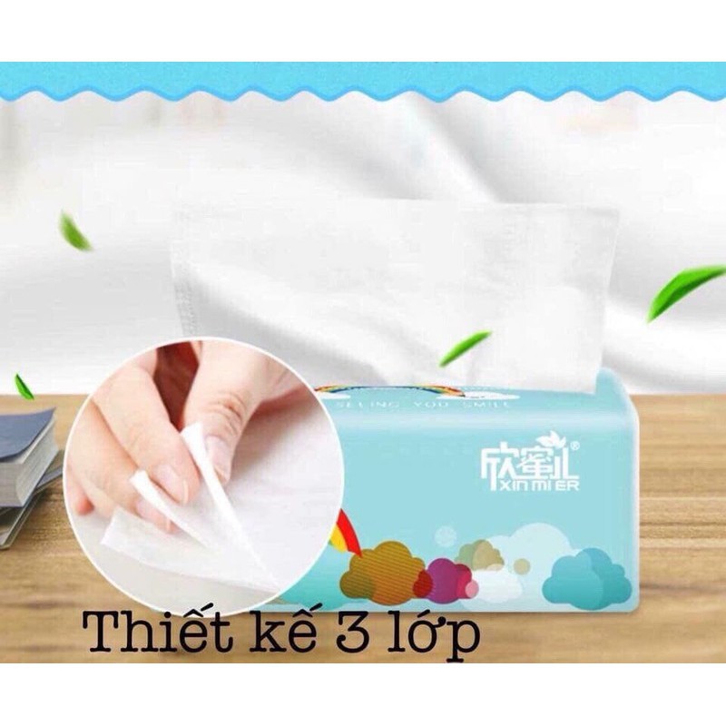 Giấy Cầu Vồng: Thùng Khăn Giấy Cầu Vòng Xin Mier Bột Gỗ 100% Không Chất Tẩy Trắng Giấy Cầu Vồng: Thùng Khăn Giấy Cầu Vòng Xin Mier Bột Gỗ 100% Không Chất Tẩy Trắng