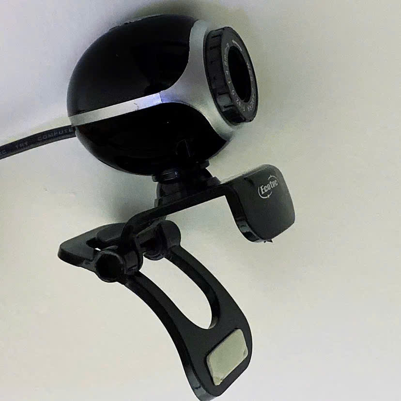 Webcam Tròn Robot Chân Kẹp Wc-Ct01 Với Cổng Cắm Usb Tiện Lợi