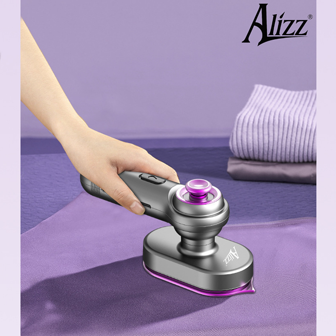 Bàn Ủi Hơi Nước Mini Cầm Tay Nhỏ Gọn Xoay 180 Độ Alizz Al-13595