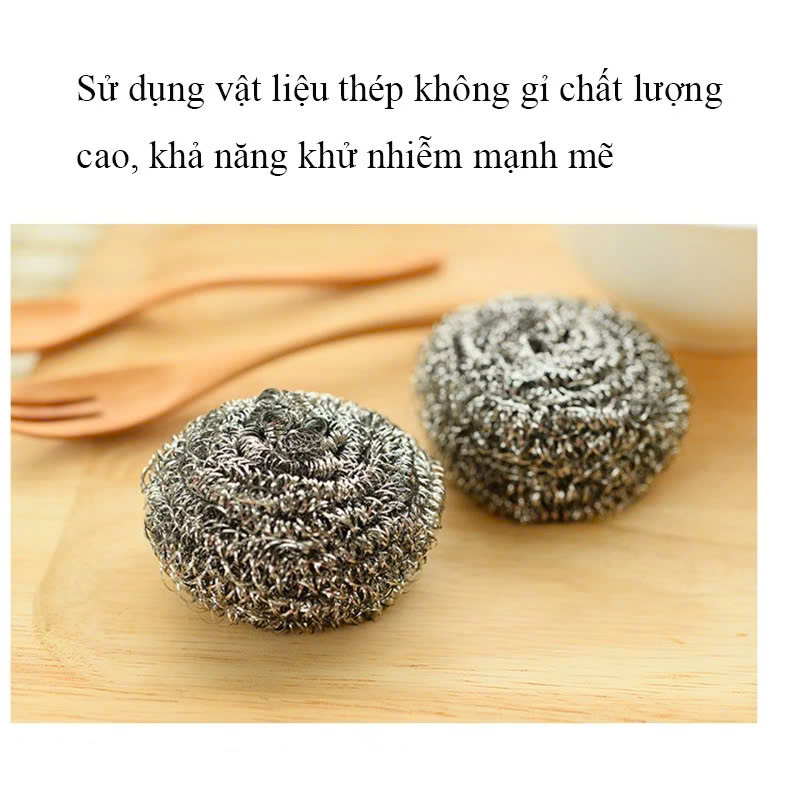 Túi 20 Miếng Cọ Xoong Nồi Inox Siêu Sạch Tiện Dụng