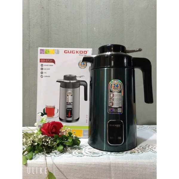 Ấm Siêu Tốc, Giữ Nhiệt, Giữ Ấm Gd-St21 1300W Tự Ngắt Khi Sôi Đa Năng 2 Trong 1 Dung Tích 3L