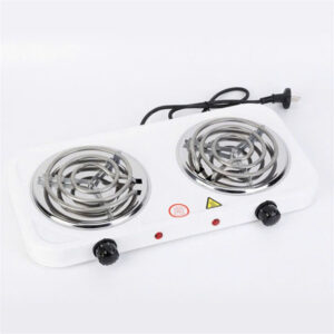 Bếp Điện Đôi 2000W Hot Plate Không Kén Nồi Chống Trơn Trượt An Toàn Cho Mọi Gia Đình