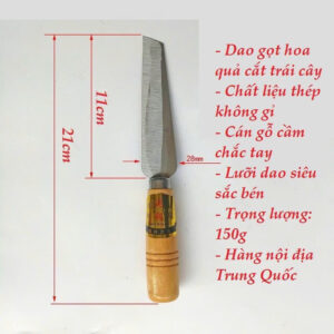 Dao Cắt Trái Cây Cán Gỗ Hàng Nội Địa Trung Cực Bén