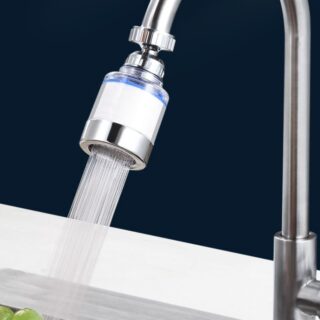 Đầu Vòi Lọc Nước Tại Vòi Tăng Áp Xoay 270 Độ Lọc Cặn Gắn Vòi Siêu Sạch