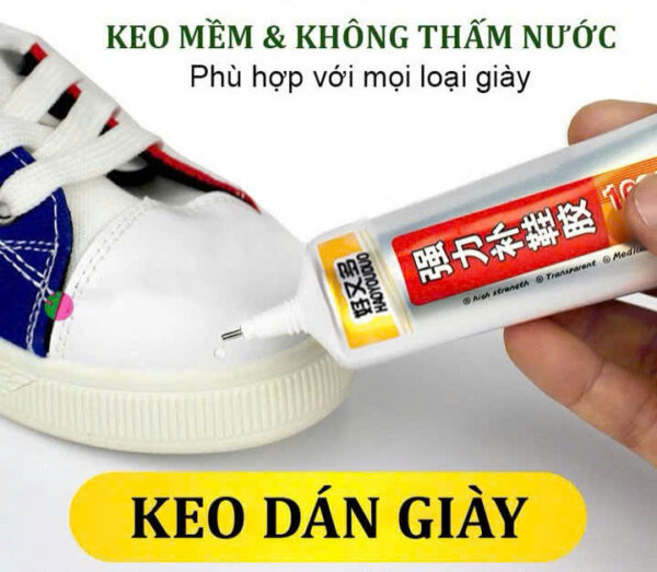 Keo Dán Giày Dép Chuyên Dụng 1688 Haoyouduo 60 Ml Trong Suốt Siêu Dính Chống Thấm Nước