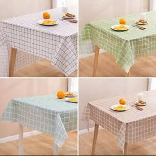 Khăn Trải Bàn Peva Hình Vuông Chống Thấm Sọc Caro 90X137Cm Khăn Trải Bàn Peva Hình Vuông Chống Thấm Sọc Caro 90X137Cm