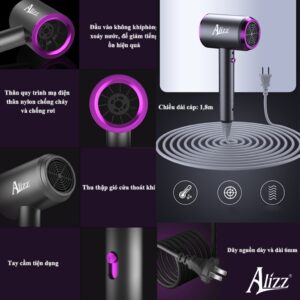 Máy Sấy Tóc 2 Chiều Nóng Lạnh 800W Alizz Al-13555