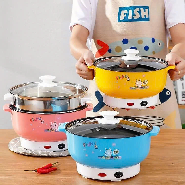 Cooking 26Cm: Nồi Lẩu Đa Năng Cooking Pot Chiên, Xào, Luộc, Nấu Lẩu Mini Cooking 26Cm: Nồi Lẩu Đa Năng Cooking Pot Chiên, Xào, Luộc, Nấu Lẩu Mini
