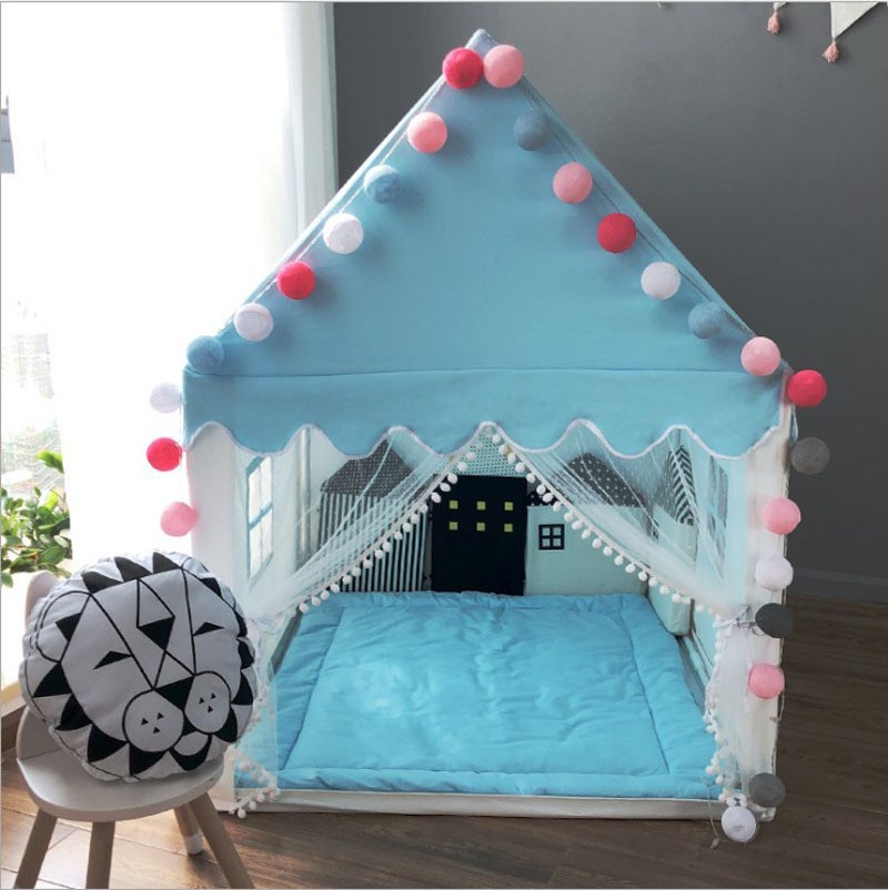 Lều Cho Bé Ngủ Chơi Hoàng Tử Hình Ngôi Nhà Đáng Yêu