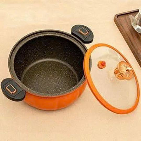 Nồi Hầm Áp Suất Bí Ngô 8L Loại Lớn Size 28Cm Nồi Hầm Áp Suất Bí Ngô 8L Loại Lớn Size 28Cm