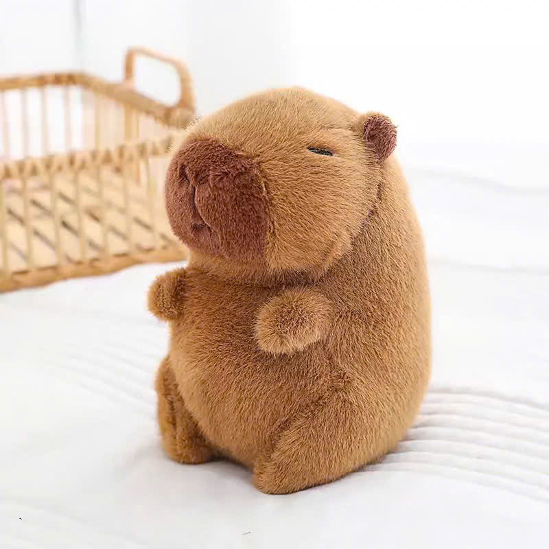 Gấu Bông Capybara Mini 20Cm Nhiều Kiểu Dáng Vải Siêu Mềm Mịn