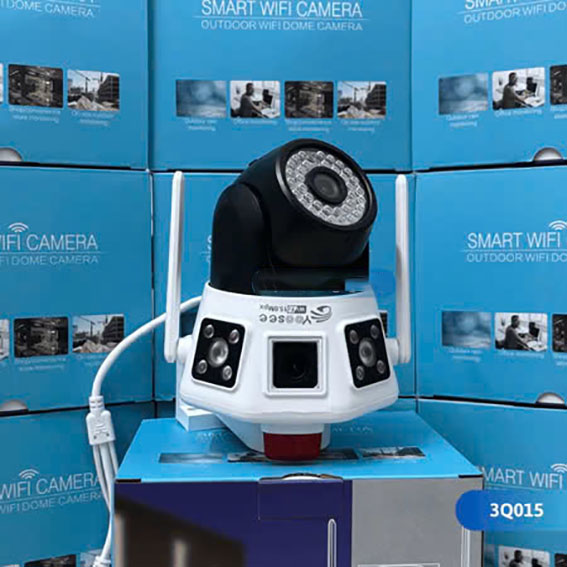 Camera Ngoài Trời Yoosee 15.0Mpx 2 Mắt Kép 3 Khung Hình (3Q015) Có Hú Còi Báo Động Và Đàm Thoại 2 Chiều