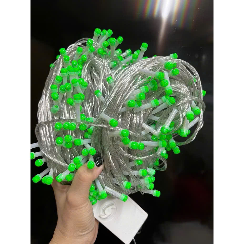 Dây Đèn Dp Xanh Lá 8 Chế Độ Chớp Dài 80M Bóng Lớn V8 Có Box Điều Chỉnh Và Đầu Nối Dây Đèn Dp Xanh Lá 8 Chế Độ Chớp Dài 80M Bóng Lớn V8 Có Box Điều Chỉnh Và Đầu Nối