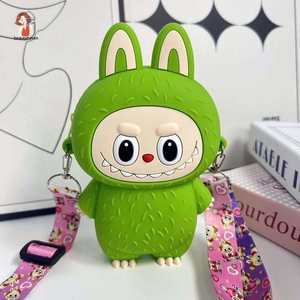 Túi Đeo Chéo Silicon Hình Labubu Thời Trang Dễ Thương
