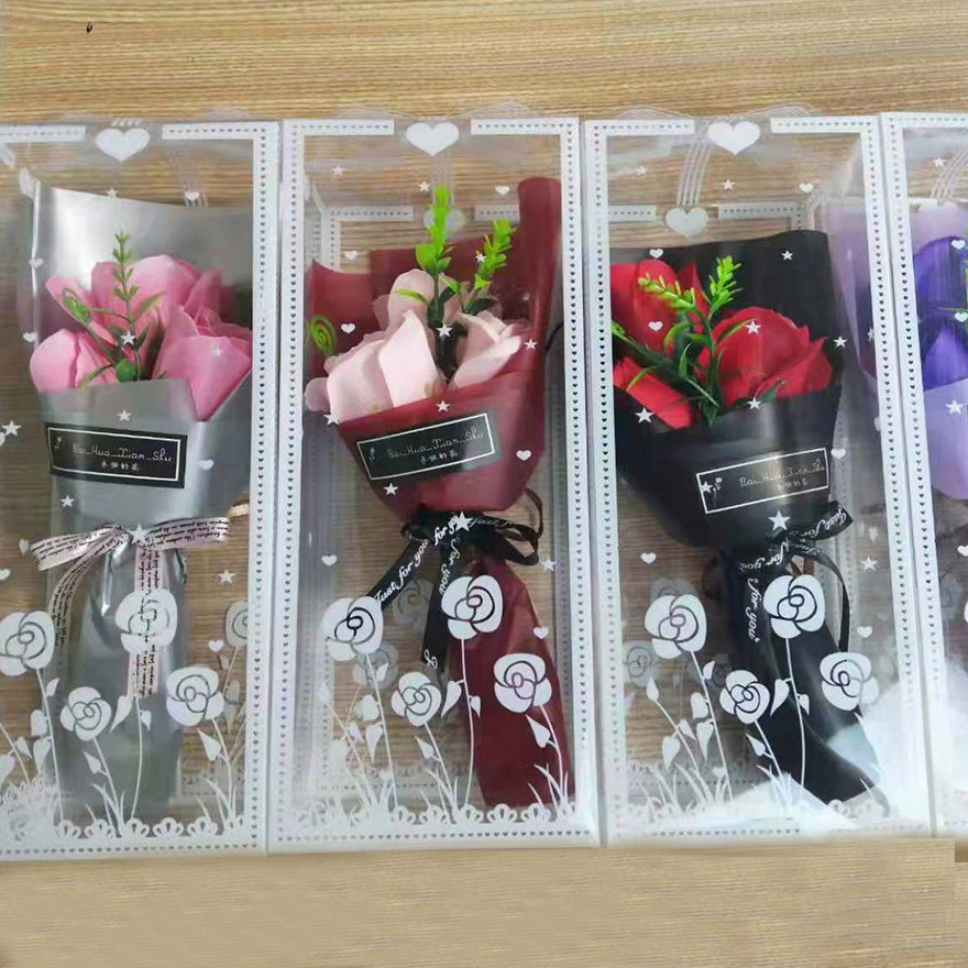 Bó Hoa 3 Bông Hoa Hồng Có Hộp