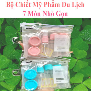 Bộ Chiết Mỹ Phẩm Du Lịch 7 Món Nhỏ Gọn