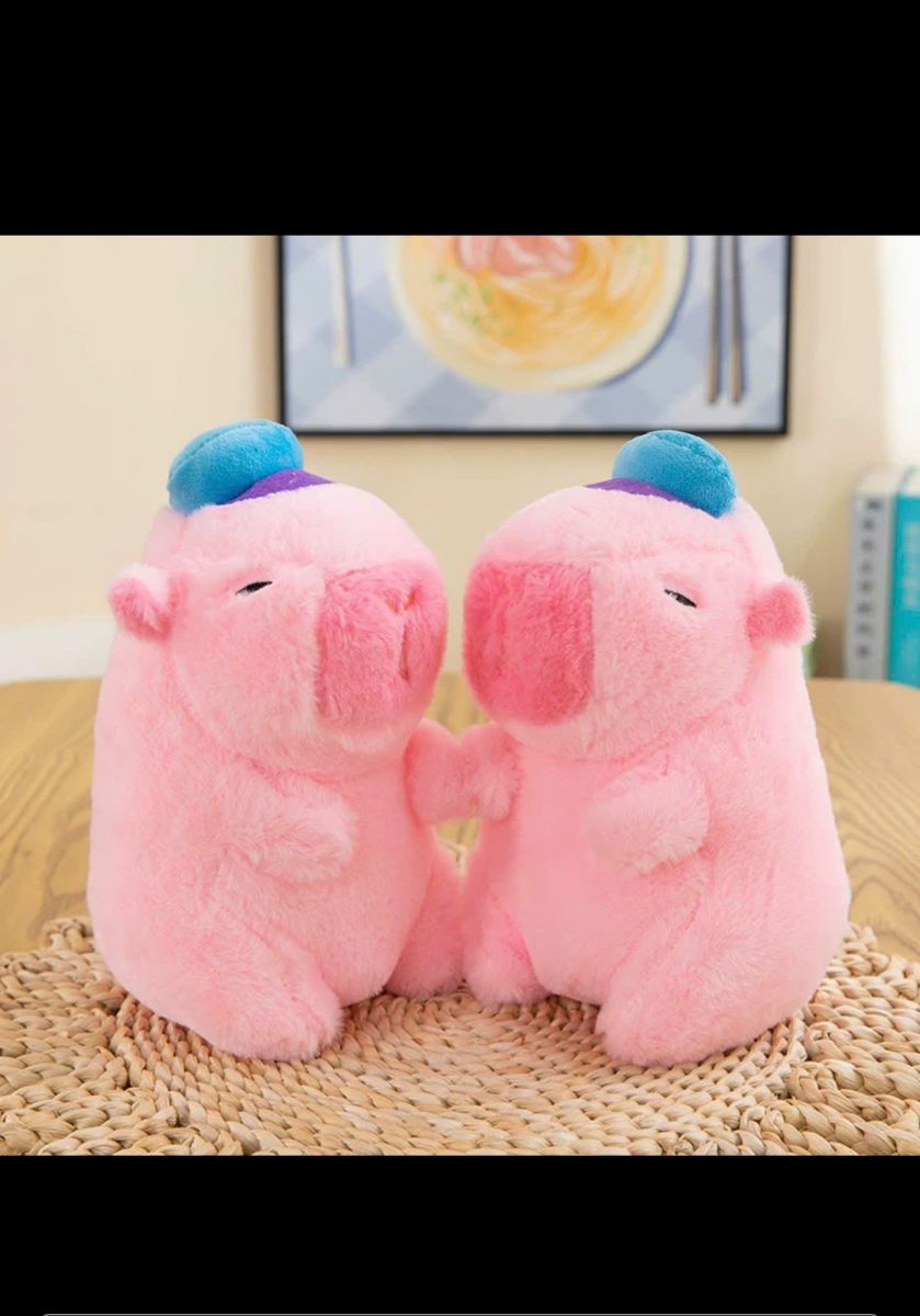 Gấu Bông Capybara Mini 20Cm Nhiều Kiểu Dáng Vải Siêu Mềm Mịn