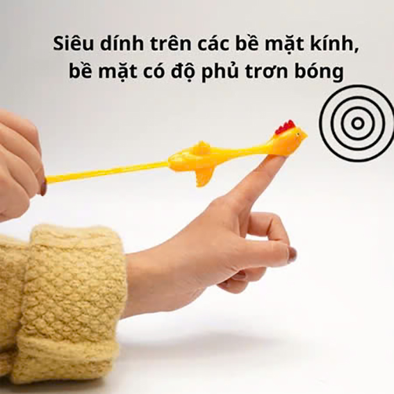 Đồ Chơi Giải Trí Ná Bắn Gà Bay Chất Liệu Cao Su Silicon Dính Tường Đồ Chơi Giải Trí Ná Bắn Gà Bay Chất Liệu Cao Su Silicon Dính Tường
