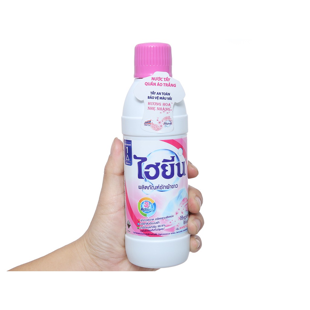 Nước Tẩy Trắng Quần Áo Thái Lan Hygiene (T24) (Chai) Nước Tẩy Trắng Quần Áo Thái Lan Hygiene (T24) (Chai)