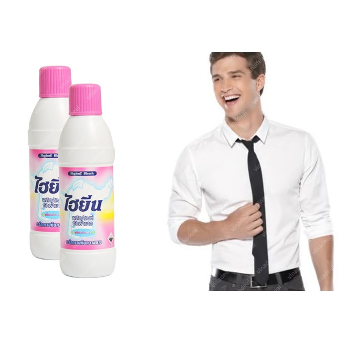 Nước Tẩy Trắng Quần Áo Thái Lan Hygiene (T24) (Chai) Nước Tẩy Trắng Quần Áo Thái Lan Hygiene (T24) (Chai)