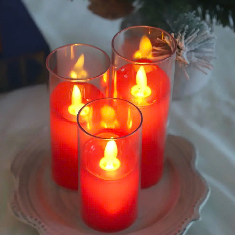 Nến Điện Tử Cốc Nhựa Trong Suốt Trang Trí Nhà Cửa 15Cm Kèm Sẵn Pin Nến Điện Tử Cốc Nhựa Trong Suốt Trang Trí Nhà Cửa 15Cm Kèm Sẵn Pin