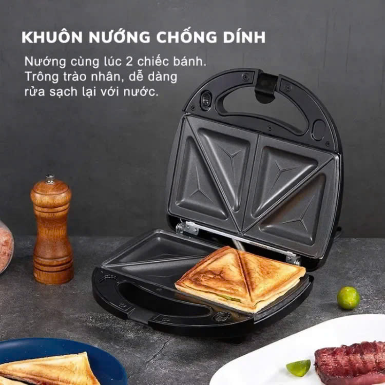 Máy Làm Bánh Hotdog Sandwich Maker Zj-201 Công Suất 750W Tiện Dụng Máy Làm Bánh Hotdog Sandwich Maker Zj-201 Công Suất 750W Tiện Dụng