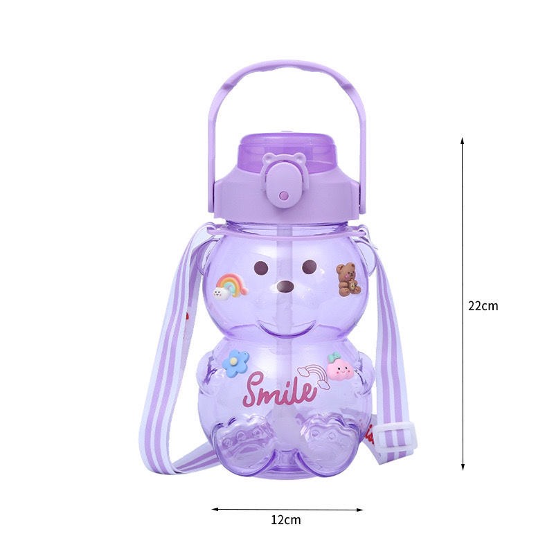 Bình Đựng Nước 1300Ml Hình Gấu Dễ Thuong Tôn Lên Cá Tính (T60) (Cái)