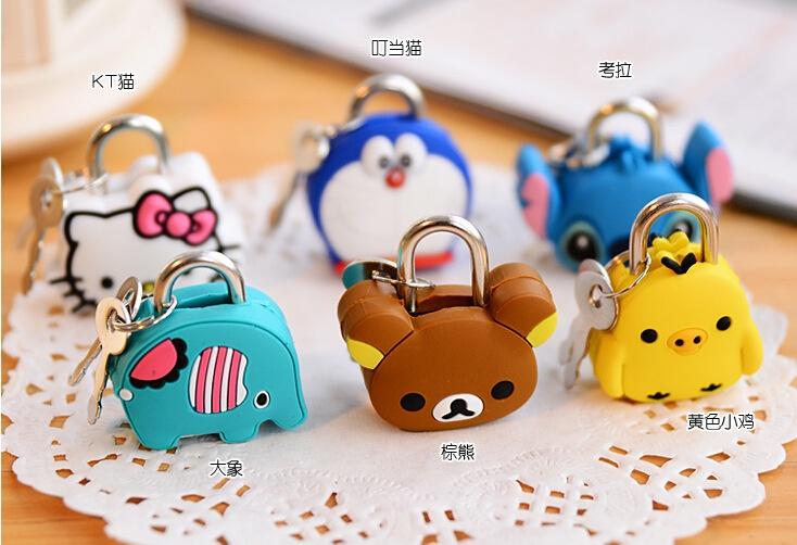 Ổ Khóa Mini Hình Thú Dễ Thương Cao Cấp