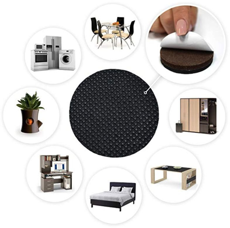 Bộ 12 Miếng Lót Chân Ghế, Bàn, Giường, Tủ Tiện Dụng