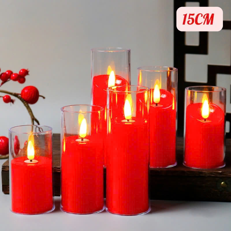Nến Điện Tử Cốc Nhựa Trong Suốt Trang Trí Nhà Cửa 15Cm Kèm Sẵn Pin Nến Điện Tử Cốc Nhựa Trong Suốt Trang Trí Nhà Cửa 15Cm Kèm Sẵn Pin