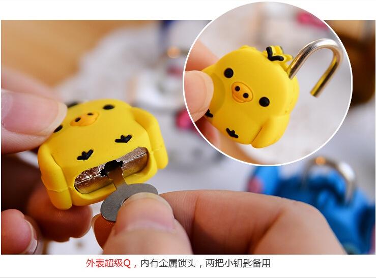 Ổ Khóa Mini Hình Thú Dễ Thương Cao Cấp